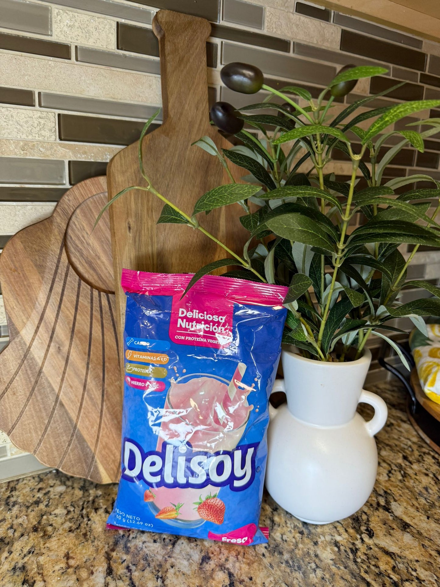 Delisoya fresa 360 gr