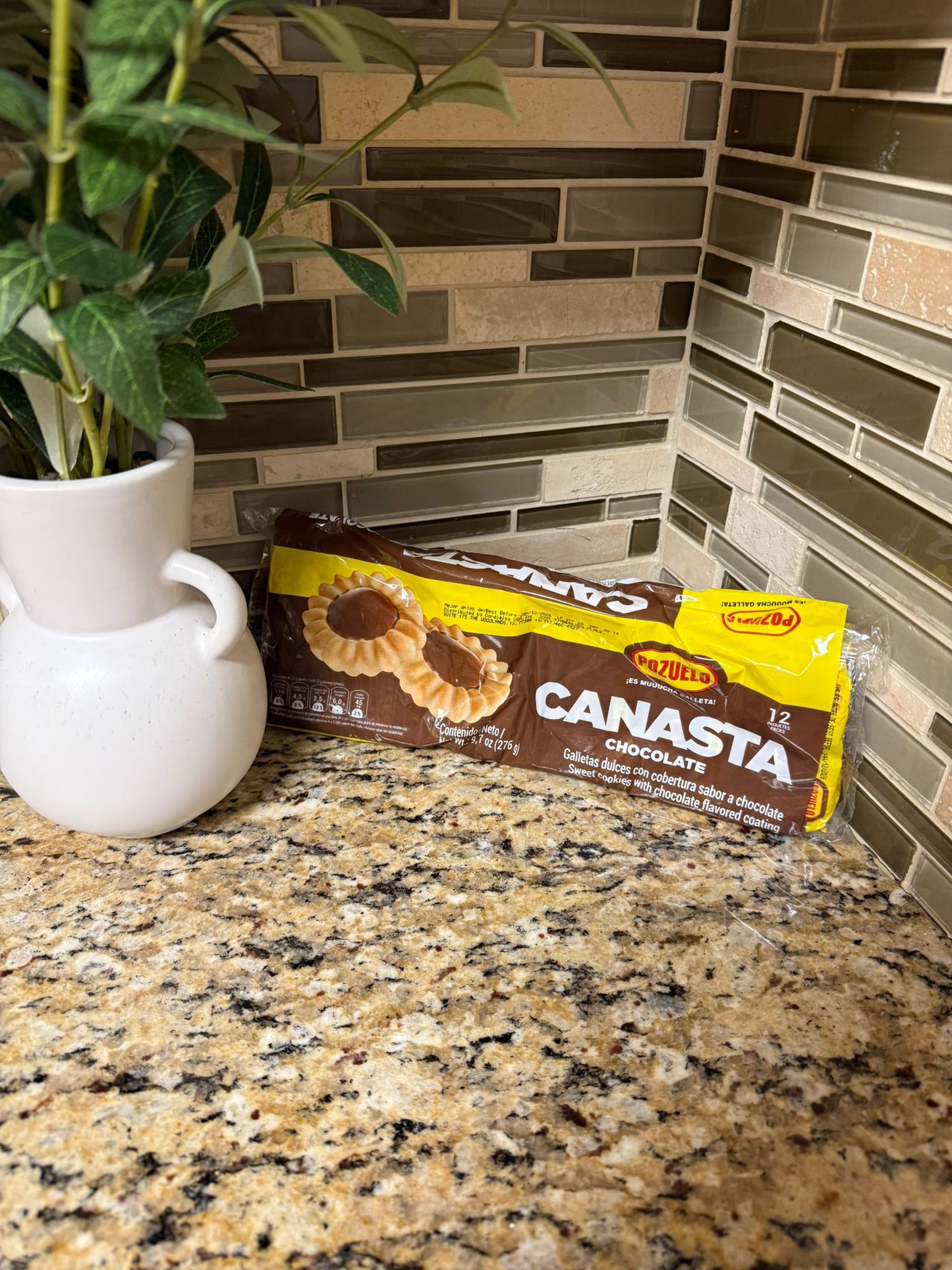 Galletas canastas chocolates