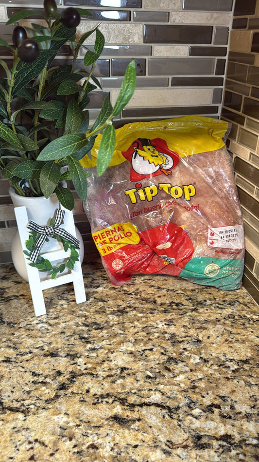 Pollo tip top, piernas de pollo 3 lbs