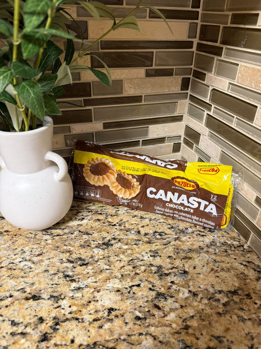 Galletas canastas chocolates